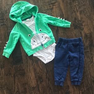 Dinosaur Hoodie Set